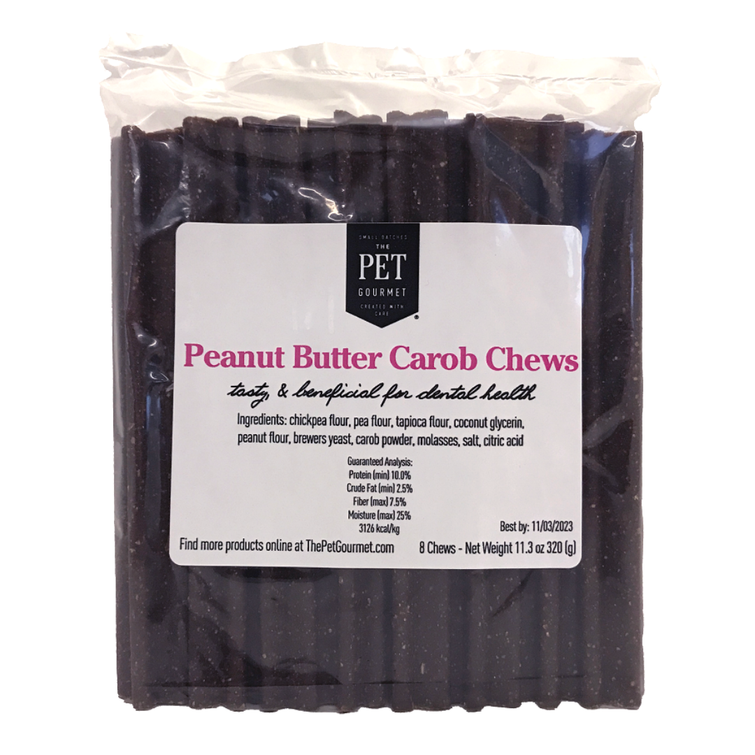Peanut Butter Carob Chew, 8-pack